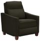La-Z-Boy® Quinault Olive Leather Power Reclining Chair with Headrest-0