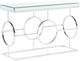 Elements International Pearl 3-Piece Chrome Occasional Table Set-1