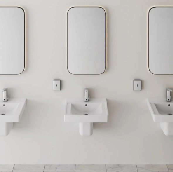 American Standard Murro White Vitreous Shroud with EverClean® for Wall-Hung Sink-2