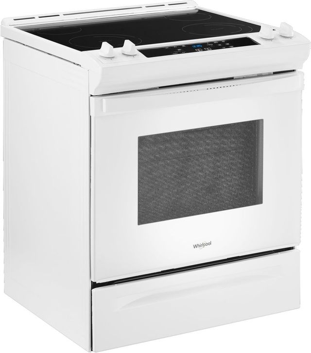 Whirlpool® 30" White Slide In Electric Range-1