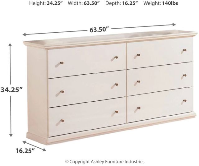 Signature Design by Ashley® Bostwick Shoals White Dresser-2