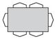Bermex® Customizable TBRRE-0440 Expression Dining Table-1