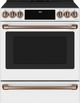 Café™ Brushed Copper Front Control Induction Knobs and Handle Kit-3