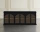 Jofran Inc. Archdale Black 6-Door Gothic Arch Accent Cabinet-2