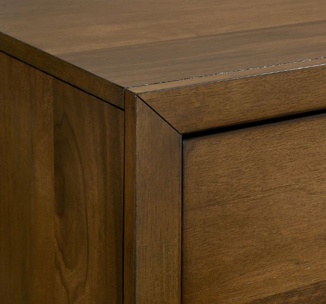 Elements International Malibu Gray/Walnut Bench-3