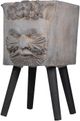A & B Home Stone Greek God Statue Planter-0
