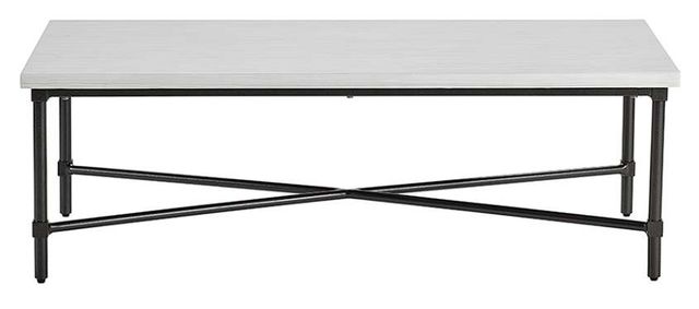 Lane Venture® Langham Light Gray Rectangular Cocktail Table-1
