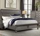 Intercon Forge Wire Brushed Steel Gray California King Panel Bed-1