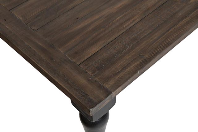 Jofran Inc. Madison County Brown Dining Table with Vintage Black Base-3