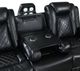 New Classic® Home Furnishings Orion Black Power Reclining Sofa with Footrest and Headrest-3