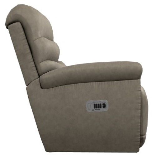 La-Z-Boy® Joshua Mushroom Power Wall Recliner with Headrest and Lumbar-3