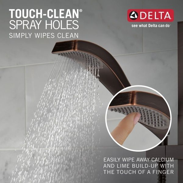 Delta Dryden® Venetian Bronze Premium Single-Setting Slide Bar Hand Shower-1