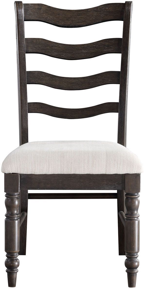 Steve Silver Co. Hutchins Beige/Dusty Espresso Dining Side Chair-1