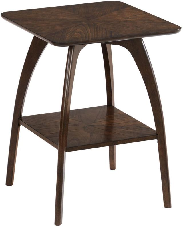 Martin Svensson Lax Cinnamon Espresso Square End Table-0