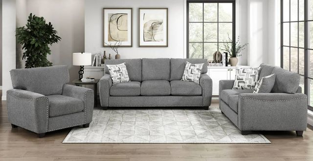 Homelegance® Isabel Dark Gray Accent Chair-1