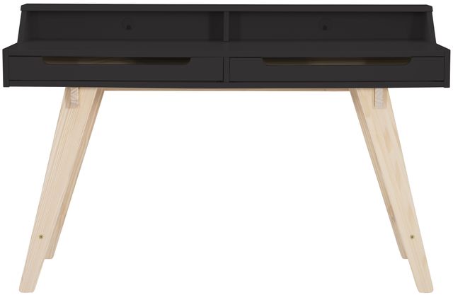 Linon Shivley Black/Natural Office Desk-0