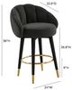 TOV Furniture Myla Black Swivel Counter Stool-2