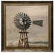 StyleCraft Oklahoma Windmill Brown Framed Print-0