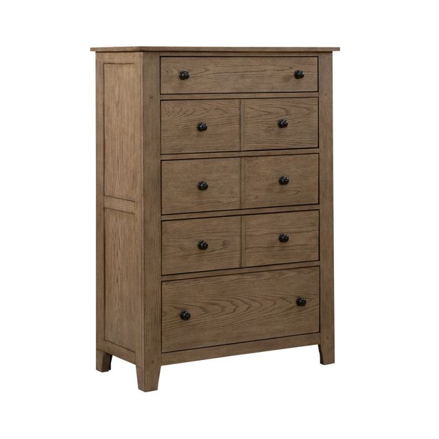 Liberty Furniture Grandpas Cabin Aged Oak 5-Drawer Chest