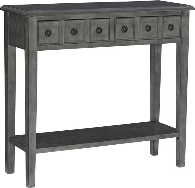 Powell® Sadie Grey Small Console-0