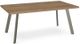 Amisco Customizable Lidya Rectangular Table with 72" Solid Birch Table-0