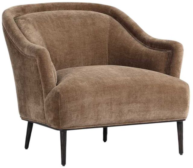 Four Hands Noel Altair Mushroom/Hammered Black Accent Chair-0