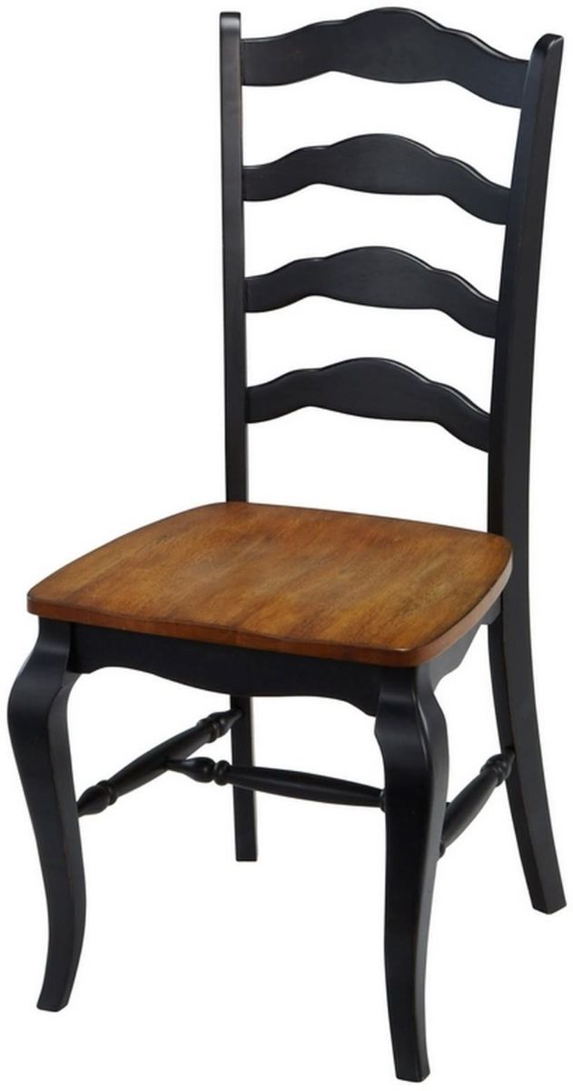 homestyles® French Countryside 2-Piece Black Chair-2