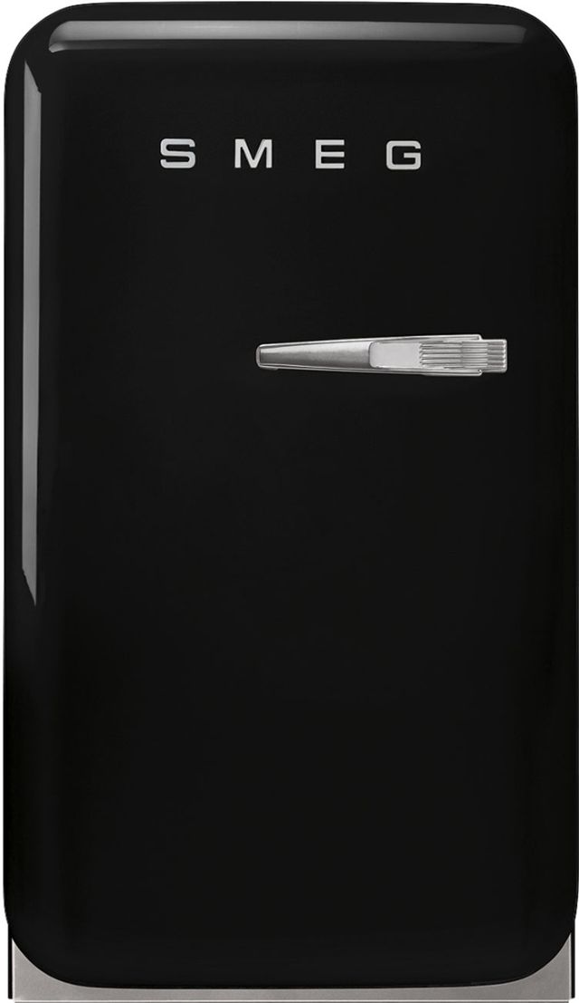 Smeg Retro Style 16" 1.3 Cu. Ft. Black Compact Refrigerator-0
