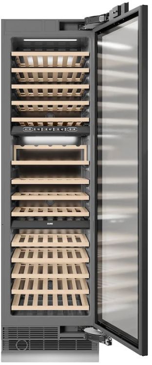 ZLINE 24 in. 12.4 Cu. Ft. Panel Ready Triple Zone 100 Bottle Column Wine Cooler-2