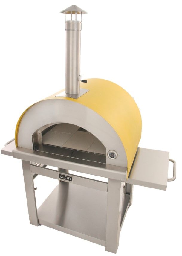 Kucht Professional Venice 39" Yellow Outdoor Pizza Oven-3