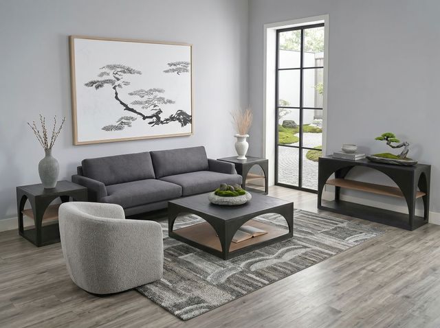 Sunny Designs™ Arch Umbra Coffee Table with Casters-2