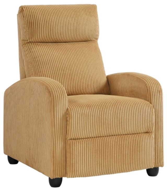 Homelegance® Parsons Yellow Manual Push Back Recliner-0