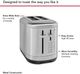 KitchenAid® 2 Slice Brushed Stainless Steel Toaster-4