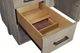aspenhome® Platinum Gray Linen 66" Executive Desk-2