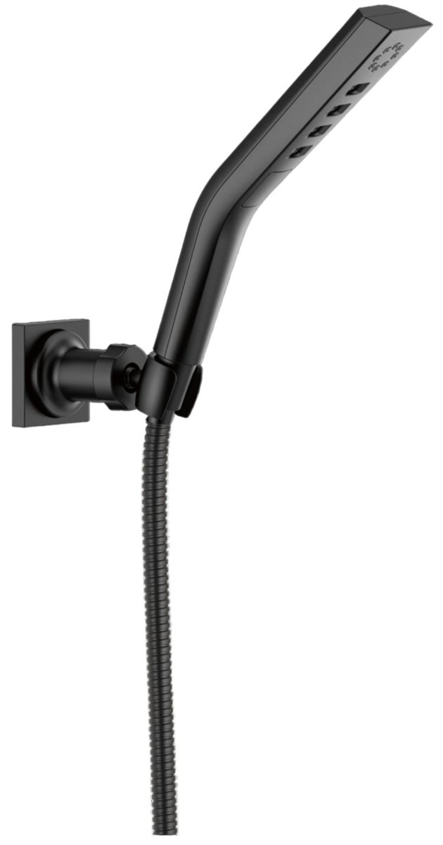 Delta Universal Showering Matte Black H2Okinetic® 3-Setting Wall Mount Hand Shower-0