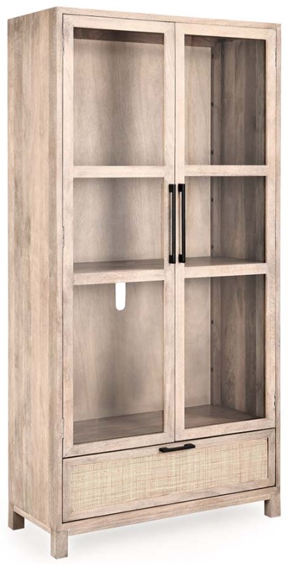 Classic Home Jensen Taupe Tall Cabinet Parks Home Furnishings