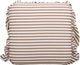 TOV Furniture Gertrude Brown Linen Striped Skirted Ottoman-5