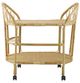A & B Home Beige Trolley -1