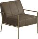 International Furniture Direct Aragon Brown/Blacksmithing Gold 31" Accent Chair-0