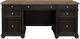 Riverside Furniture Regency Antique Oak Credenza Desk with Matte Black Base-1