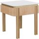 Fairfield® Portobello Beige/Brass/White End Table-0