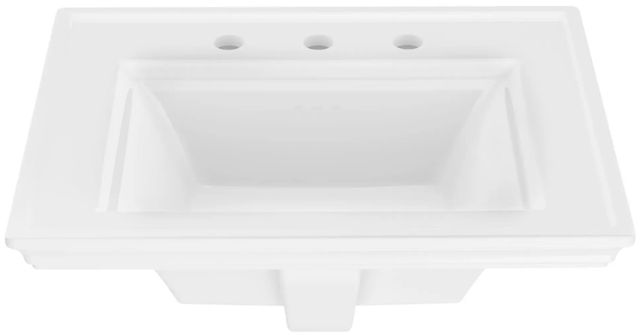 American Standard Town Square® S White Drop-In Sink with 8" Widespread-1