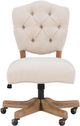 Linon Katie White Office Chair-3