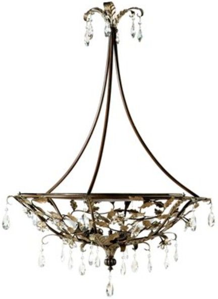 YHD Splendido Gold Highlight 41" Foyer Pendant-0