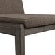 Elements International Cross Gray Round Dining Side Chair-4