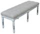 Cottage Creek Furniture Arlington Beige/Distressed Continental White Bench-1