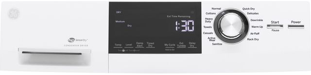 GE® White Front Load Laundry Pair-4