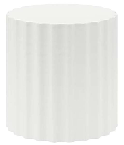Sunset West Athena Bone Concrete Outdoor End Table-0