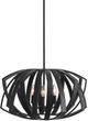 Uttermost® Thales Black Geometric Pendant Light-0