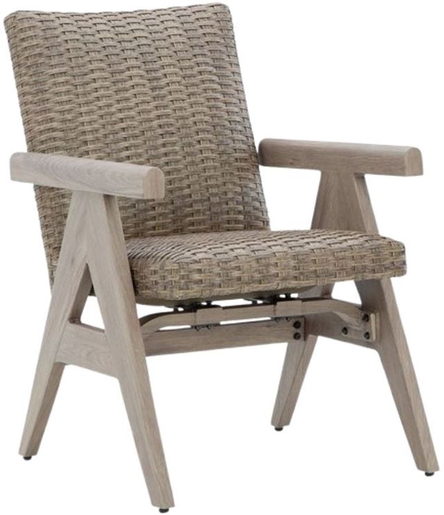 Signature Design by Ashley® Cliff Trails Beige Aluminum/Resin Outdoor Rocking Arm Chair-0